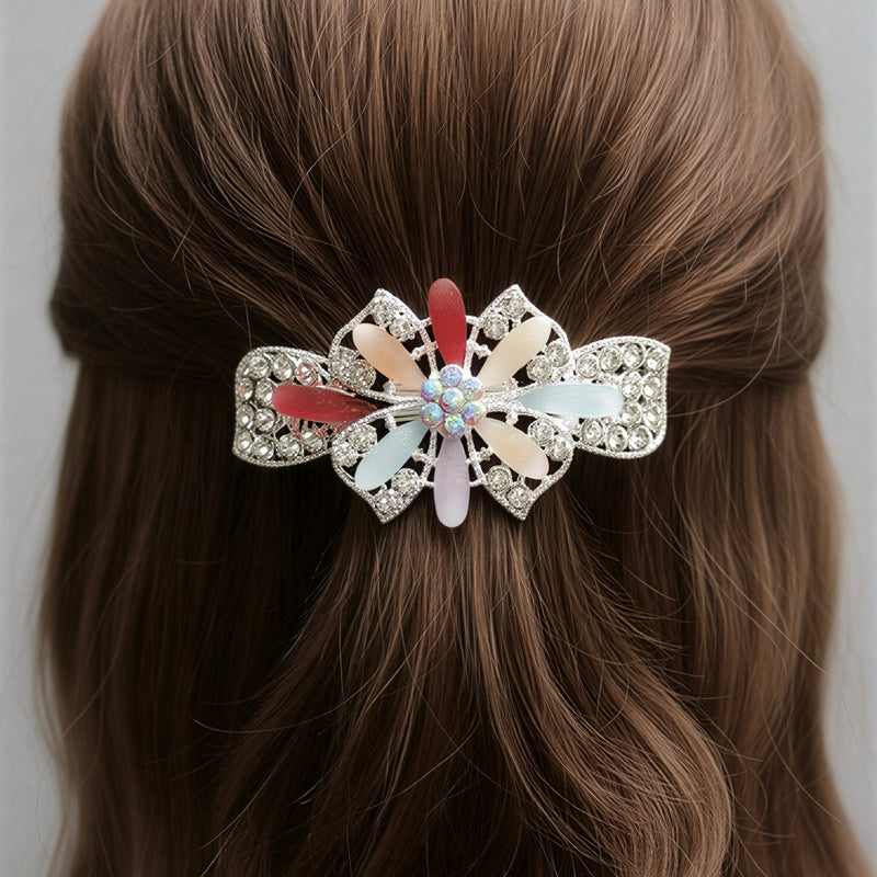 Matte Finish Geometric Hair Claw Clip – Strong Hold