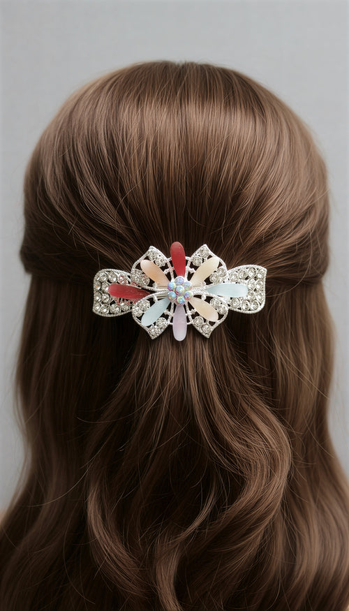 Matte Finish Geometric Hair Claw Clip – Strong Hold