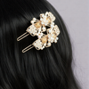 Ethereal Crystal Petal Pins – Exquisite Pair of Boutique Hair Jewelry