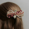 Vintage Style Gold Plated Floral Hair Clip