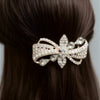 Vintage Style Gold Plated Floral Hair Clip