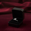 Imperial Initial 'K' Crystal Suite – Radiant Adjustable Boutique Statement Ring