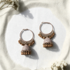 Artisan Filigree Jhumka Hoops – Traditional Handcrafted Ethnic Jewelry