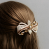 Luxury Crystal Encrusted Hair Clip for Weddings