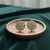 Crystal Blossom Stud Earrings – Elegant Floral Cluster Design
