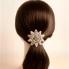 Vintage Filigree Flower Hair Pony – Elegant Floral Elastic Hair Band