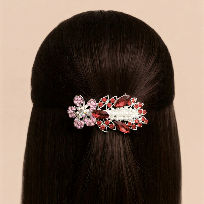 Minimalist Metal Hair Clip for Women – Gold & Silver Finish