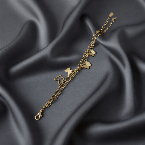 Vintage Filigree Floral Bracelet | Shimmering Crystal Bangle .