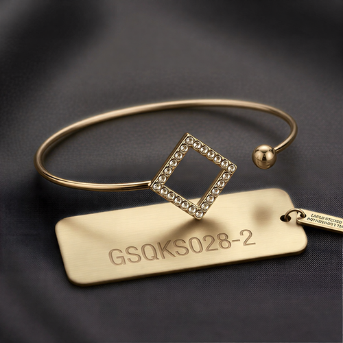 Heart Crystal & Pearl Charm Bangle