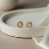 Elegant Crystal Jhumka Earrings - Traditional Drop Design | Premium Festive Wear