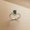 The Solstice Champagne Oval Ring – A Legacy of Light & Elegance