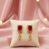 Luxury Crystal Square Drop Earrings - Available in 6 Elegant Colors