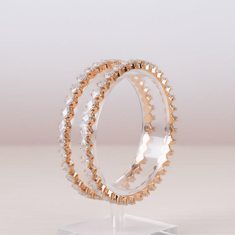 Lumina Luxe Radiant Eternity Bangles