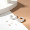 Luxe Crystal Blossom Tassel Earrings – High-Fashion Cascading Drop Collection