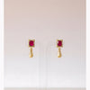 Traditional Heritage Drop Earrings - Luminous Golden Finish with Inspired Crystal Accents [Lumina Luxe]