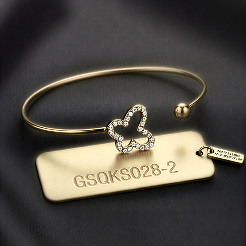 The Perfect Gift: Eternal butterfly & Pearl Luxury Bangle