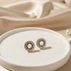 Elegant Crystal Jhumka Earrings - Traditional Drop Design | Premium Festive Wear