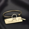 Signature Bridal Heart Crystal Bangle – Gold plated & Silver plated Collection