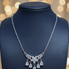 Floral Radiance Tiered Necklace - Luminous Gold & Radiant Silver Finish [Lumina Luxe]