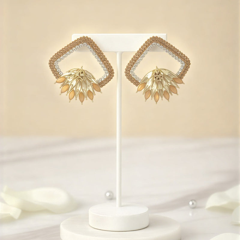 Premium Artisan Earring Collection - Handcrafted Jhumkas & Geometric Crystal Statements