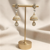 Elegant Crystal Jhumka Earrings - Traditional Drop Earrings | Multiple Colors Available