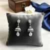 Elegant Crystal Jhumka Earrings - Traditional Traditional Drop Design | Premium Festive Wear