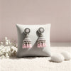 Elegant Enamel Swan Stud Earrings for Women - Premium Color Collection