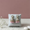 Elegant Enamel Swan Stud Earrings for Women - Premium Color Collection