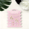 Golden Heart Signature Set – Double Layer Pendants & Luxury Studs