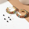 Elite Floral Cascade Earrings – Premium Stone-Studded Party Wear