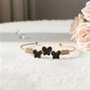 Majestic Empress Pearl Bangle – Shimmering Pavé Motif Edition