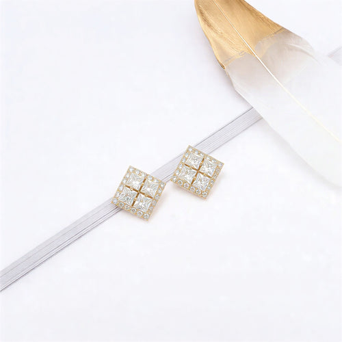 Royal Textured Leaf Motif Party Wear Drops