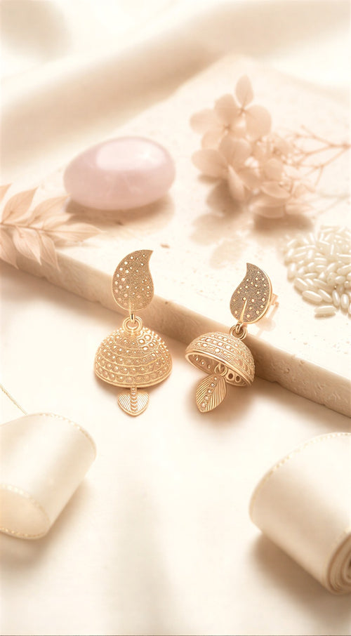Traditional Textured Bell Earrings