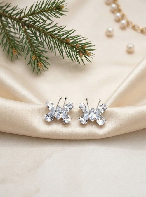 Premium Butterfly Wing Stud Earrings – Affordable Luxury Jewelry