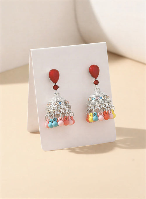 The Wedding Jhumka – Crystal Edition
