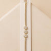 Artisan Hand-Beaded Double-Strand Bracelet – Intricate Pearl & Crystal Weave with Radiant Center Motif