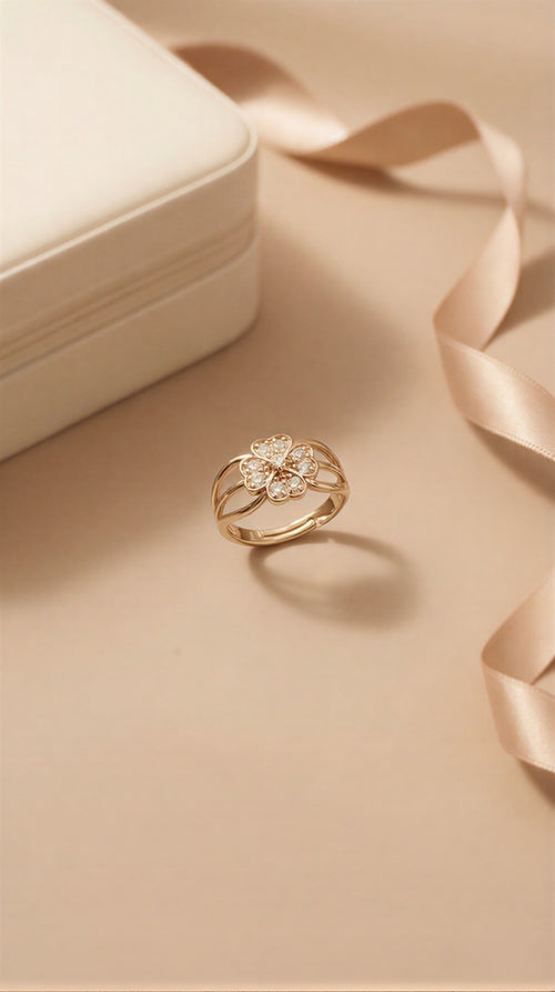 Luxe Beaded Harmony Bracelet – Shimmering Dual-Chain Design with Large Faceted Statement Gemstone