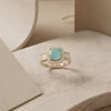 e: A High-Definition Series of Adjustable Gemstone Rings featuring Prismatic Baguette Contours in Radiant Gold & Sterling Silver
