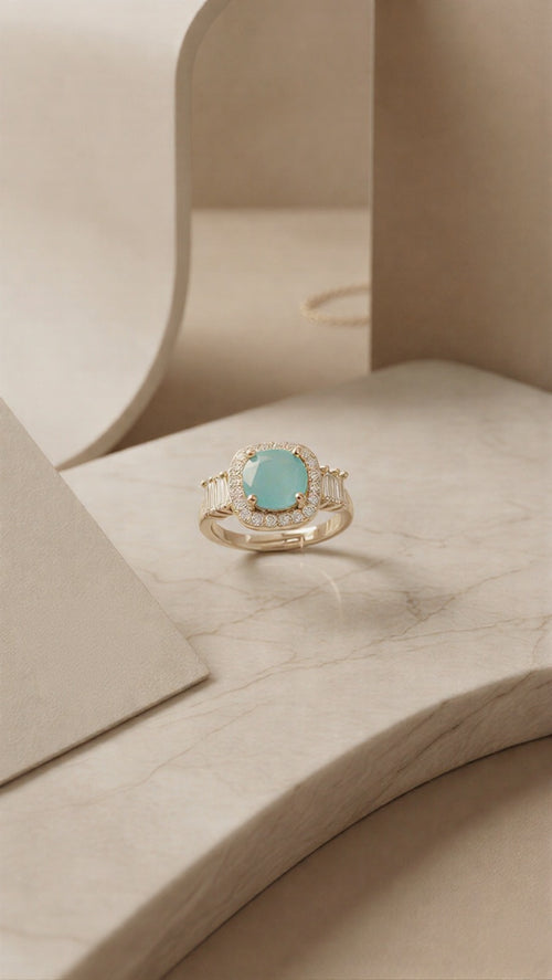 e: A High-Definition Series of Adjustable Gemstone Rings featuring Prismatic Baguette Contours in Radiant Gold & Sterling Silver
