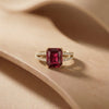 The Dual-Lustre Anthology: Bimetallic Astral & Emerald-Cut Solitaires