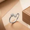 Imperial Astral Synthesis: Radiant Gold Clover Bundles & Argent Moon-Phase Rings