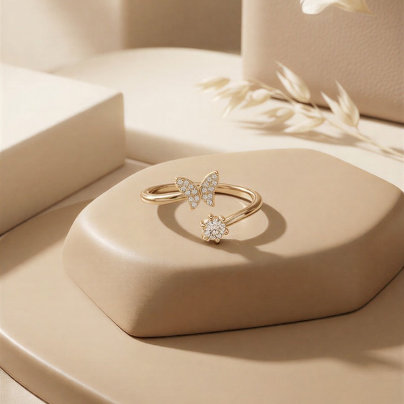 Aethelgard Fusion: Gold-Framed Enamel Motifs & Silver-Lustre Astral Rings