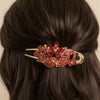 Luxury Filigree Floral Hair Clip – Shimmering Crystal Flower Barrette