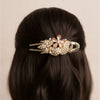 Luxury Filigree Floral Hair Clip – Shimmering Crystal Flower Barrette