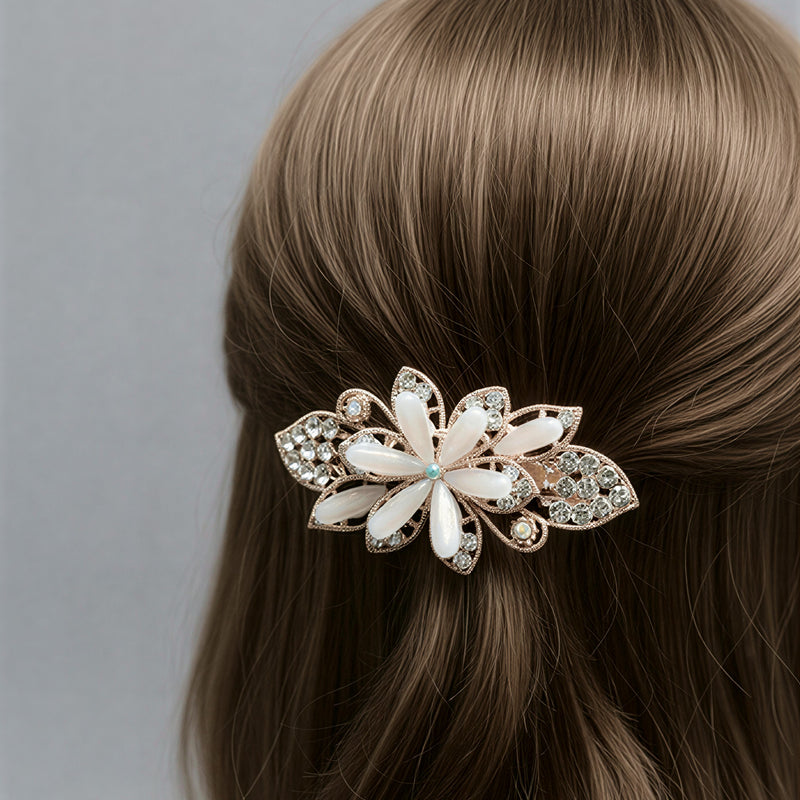 Aesthetic Marble Pattern Acrylic Claw Clips