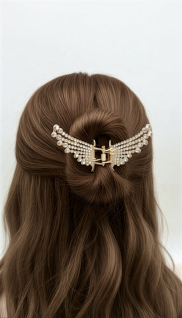 Trendy Pastel Color Butterfly Hair Clips