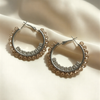 Celestial Dual-Halo Crystal Hoops – Masterfully Crafted Boutique Statement Earrings