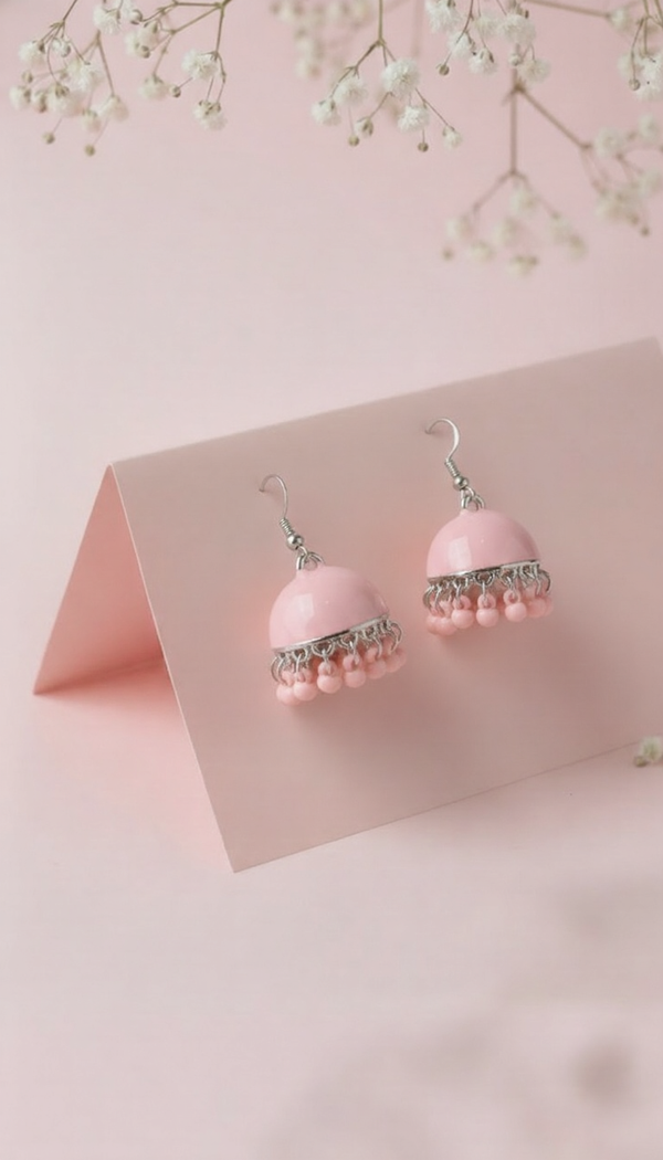 Premium Gold-Tone Etched Jhumkas – Elegant Metallic Bell Earrings