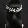 Shimmering Crystal "Ethereal" Floral Hair Vine – Bridal Headpiece