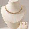 Glamour Triple-Layer Crystal Choker Set – Available in Gold & Silver Tone
